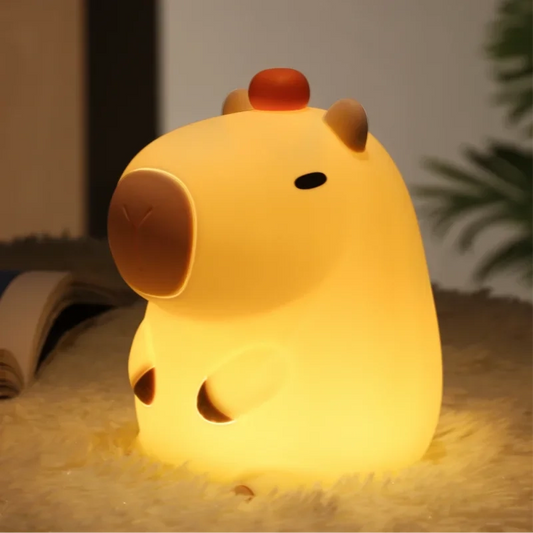 Veilleuse LED Capybara Kawaii - Ambiance cosy